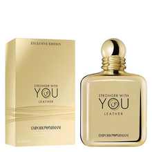 Cargar imagen en el visor de la galería, EMPORIO ARMANI - STRONGER WITH YOU LEATHER EDP - HOMBRE
