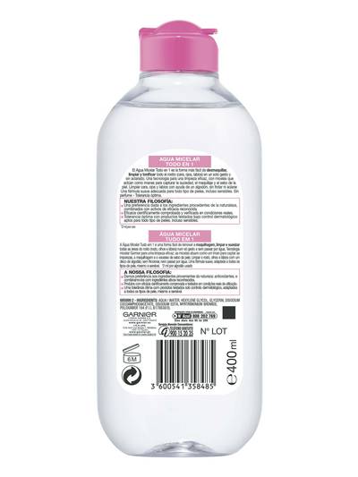GARNIER - SKINACTIVE AGUA MICELAR TODO EN 1 - UNISEX