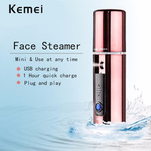 Cargar imagen en el visor de la galería, KEMEI - VAPORIZADOR FACIAL NANO ULTRASONICO - UNISEX