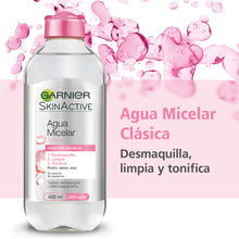 Cargar imagen en el visor de la galería, GARNIER - SKINACTIVE AGUA MICELAR TODO EN 1 - UNISEX