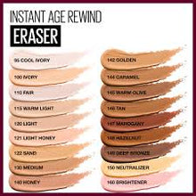 Cargar imagen en el visor de la galería, MAYBELLINE - INSTANT AGE REWIND® ERASER DARK CIRCLES TREATMENT CONCEALER - UNISEX
