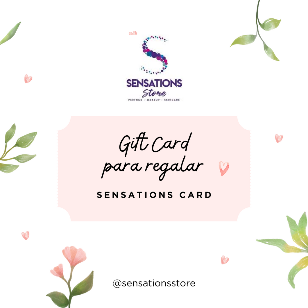 Tarjeta de Regalo SENSATIONS Card