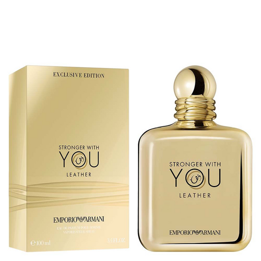 EMPORIO ARMANI - STRONGER WITH YOU LEATHER EDP - HOMBRE