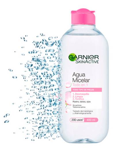 GARNIER - SKINACTIVE AGUA MICELAR TODO EN 1 - UNISEX