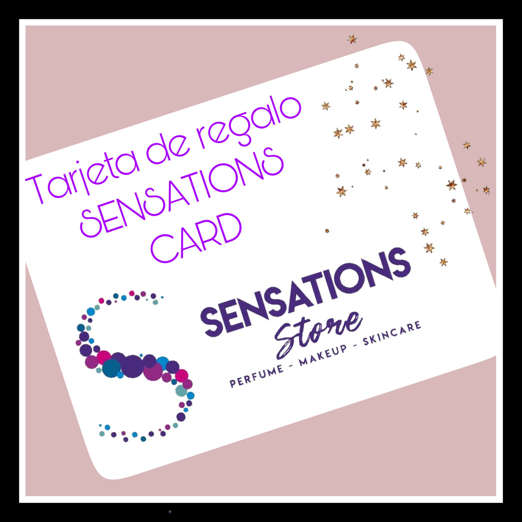 Tarjeta de Regalo SENSATIONS Card